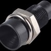 SMU1069 Installation socket, 3 mm, internal reflector, black