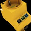 709-582 Switchgear cabinet socket with double connection, yellow
