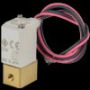 Solenoid valve 2/2 for medium vacuum, NC, 24 VDC, brass