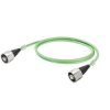 kabel LAN Weidmüller 1066850000, 1 szt., RJ45, CAT 5e, SF/UTP, 1.00 m, zielony