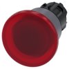 SIRIUS ACT, PRZYCISK GRZYBKOWY PODŚWIETLANY, 22MM, CZERWONY, 40MM, ODBL. PRZEZ POCIĄGNIĘCIE - 3SU1031-1BA20-0AA0