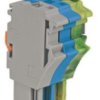 1-wire female connector, 3 pole, pitch 5.2 mm, straight, gray/blue/green-yellow, 2022-103/000-038/999-953