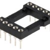 Podstawka DIL 2.54mm Pitch 15.24mm Row Spacing 10-pinowe, Przewlekany Toczony Pin, 1A Preci-Dip