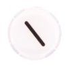 Soczewka Przycisku 22Mm Płaska Biała Z Symbolem Start I M22-Xdl-W-X1 218296