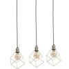 Lampa wisząca loftowa 3xE27 TAHO GOLD