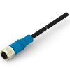 Zespół Kablowy ze złączem Złącze M12 długość 1.5m Rodzaj A Żeńskie Złącze B Złącze M12