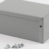 Aluminum enclosure, (L x W x H) 127 x 76 x 56 mm, gray (RAL 7046), IP32, 1411N