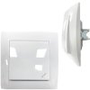 Włącznik Pojedynczy Schodowy Łącznik Podtynkowy 230V 10A WESA Biały