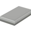 PS enclosure, (L x W x H) 200 x 112 x 31 mm, light gray/agate gray (RAL 7035), IP40, 32203062