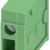 PCB terminal, 1 pole, pitch 5 mm, AWG 24-14, 24 A, screw connection, green, 1700040