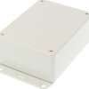 ABS enclosure, (L x W x H) 110 x 82 x 44 mm, light gray (RAL 7035), IP54, 1591SF2SGY