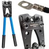 Praska mechaniczna do końcówek kablowych 6‑50 / np. do KCS, KLA / zaciskarka do kabli 6‑50mm2 / Praska 6‑10‑16‑25‑35‑50mm2