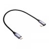 Kabel USB Akyga AK-USB-53 USB type C (m) / USB type C (m) kątowy ver. 2.0 60W 0.3m