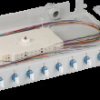 BA71921L48 Splice box, LC, OS2, 48 pigtail / 24 coupler, grey