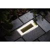 Paulmann 93775 Box Solar Recessed Floor Light 0.6W Warm White Stainless Steel