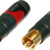 RCA plug, Cinchstecker, 16 A, löten