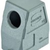 Grommet housing, size 6B, die-cast aluminum, M32, angled, longitudinal bow locking, IP65/IP66/IP67, 19300060547
