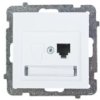 As Gniazdo Telefoniczne Pojedyncze Rj11 Białe Gpt-1G/M/00