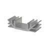 Radiator A4463 L- 3cm naturalny 30mm U 6,8K/W 70mm 19mm Kęty