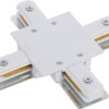 Łącznik Krzyżowy Wpuszczany Biały Profile Recessed X-Connector White 8836...