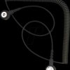 9-342-2 ESD cable with protective resistor, spiral cable