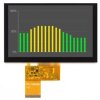 Kolorowy wyświetlacz LCD 5 cal 800 x 480 pikseli LED Backlight 24-bitowy I/F Ekran dotykowy Displaytech Pojemnościowa
