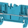 Terminal block, push-in connection, 1.5 mm², 4 pole, 17.5 A, 6 kV, blue, 2898130000