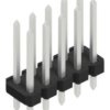 Pin header, 10 pole, pitch 2.54 mm, straight, black, 10058694