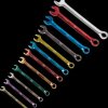 T4346M12ST Combination Spanners Set, colour coded, 12-pcs