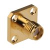 Złącze Koncentryczne, 50, 0 To 18Ghz, Żeński, Lutowane, Montaż Na Kołnierzu