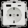 ELG365354 USB port, type A+C, 2.4 A, 16 A, 250 V, JOY, pure white