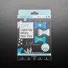 Adafruit DIY Light Up Blinky Bow Ties Kit - 10 Pack in Blue Shades