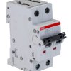 Wyłącznik nadprądowy MCB, Typ K, 2-biegunowy, 20A, 400V, 125V, na szynę DIN, ABB S202-K20, S200