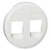 CELIANE Plakietka gniazda głośnikowego podwójna biała 068212 LEGRAND