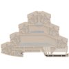 Motor connection terminal, spring balancer connection, 0.5-4.0 mm², 24 A, 6 kV, dark beige, 1027550000