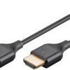 Przewód HDMI™ o dużej szybkości transmisji z Ethernetem slim 3m czarny