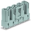 WAGO 770-855/062-000 Złącze męskie sieciowe WINSTA MIDI, styki: 5, 400 V, 25 A, 50 szt.