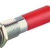 Signal light, 24 V (DC), yellow, 8 mcd, Mounting Ø 8 mm, pitch 4.3 mm, LED number: 1, 19010352