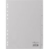 Durable 650510 Index A4 Dividers Grey Polypropylene 5 Embossed Tabs