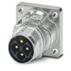 Złącze wielostykowe przemysłowe 4-pinowe M17 Montaż przedni Wtyczka Phoenix Contact
