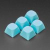Adafruit Cyan MA Keycaps for MX Compatible Switches - 5 pack