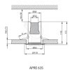 APRE 63S biały R63 60W Brilum 4093