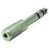 TruComponents 200732 Adapter Jack plug 6.35mm - Jack socket 3.5mm Stereo Pins:3