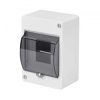 Rozdzielnica modułowa 1x4 natynkowa IP30 MINI S-4 z pokrywą dymną 2304-01
