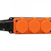 Listwa gumowa 3x230V 16A IP54 pomarańczowa