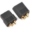 Wtyki XT60 - czarne (black) - kompletne złącze XT60