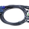 Przełącznik KVM 3.5 mm Stereo CS62U, 2-portowy USB, Aten VGA