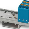 Distribution block, push-in connection, 0.14-2.5 mm², 22.5 A, 8 kV, blue, 1221472