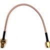 Mueller Electric BU-4150031006 Kabel koncentryczny złącze żeńskie SMA złącze męskie SMA 0.15 m przeźroczysty 1 szt.