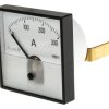 Amperomierz analogowy panelowy DC zakres 0/300A For Shunt 75MV wysokość wycięcia: 72mm wartość 0/300A For Shunt 75MV